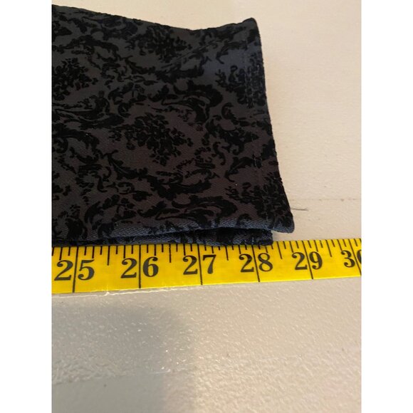 Faded Glory Black Damask Patterned Stretch Pants XL 16-18 - Picture 7 of 9